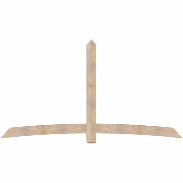 Ekena Millwork Bellingham Smooth Timber Gable Bracket, Douglas Fir, 108"W x 58"H x 5 1/2"D x 5 1/2"F, 13/12 Pitch GBW108X58X0606BEL00SDF - main